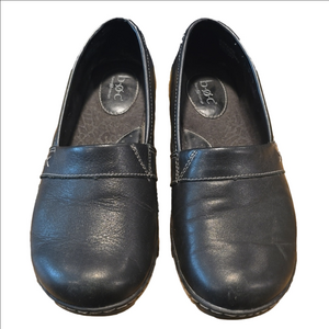 boc Howell Slip-ons Black Leather Loafers Size 8M Office Comfort Workwear